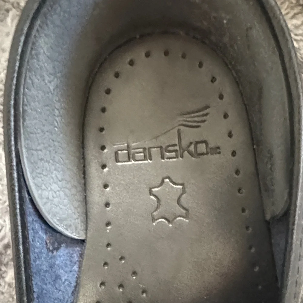 Dansko Navy (Size 40) Leather Clogs - Picture 2 of 10